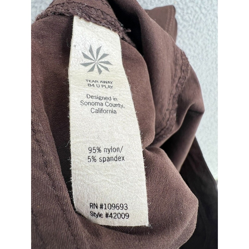 ATHLETA Downward Dipper Purple Drawstring Zip-Leg Pants Women's 8 Style #42009 - Picture 11 of 14